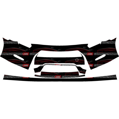 2012-2016 Nissan GT-R Base 3M Clear Bra Front Bumper Paint Protection Kit