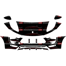 2015-2018 Porsche Macan Turbo with Sports Appearance Package 3M Scotchgard Pro Series Clear Bra Paint Protection Deluxe Film Kit