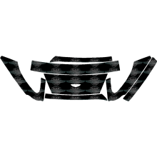 2012 Aston Martin Vantage V8 Coupe Wear and Tear Kit 3M Scotchgard Clear Bra Paint Protection Film