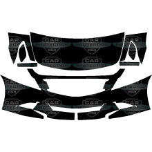 2010-2013 Infiniti G25 Sedan 3M Pro Series Scotchgard Clear Bra Paint Protection Deluxe Film Kit