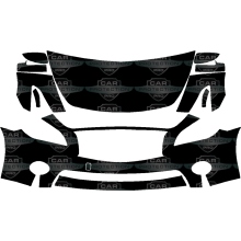 2011-2013 Infiniti M56 Base or X Sedan 3M Pro Series Scotchgard Clear Bra Paint Protection Deluxe Film Kit