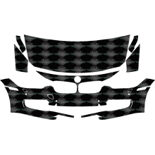 2013 BMW 3 Series Modern 3M Scotchgard Clear Bra Paint Protection Deluxe Film Kit