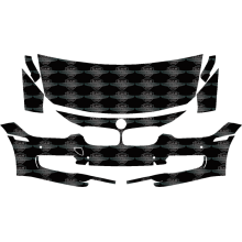 2013 BMW 3 Series Modern 3M Scotchgard Clear Bra Paint Protection Deluxe Film Kit