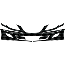 2012-2014 Hyundai Genesis 3.8, 4.6, 5.0 R-Spec Sedan 3M Pro Series Clear Bra Front Bumper Paint Protection Kit