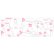2014 Ducati 1199 Panigale 3M Pro Series Clear Bra Complete Paint Protection Kit