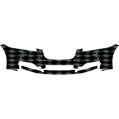 2012-2015 Jaguar XF Base,Portfolio,Supercharged 3M Pro Series Scotchgard Clear Bra Paint Protection Film Bumper Kit