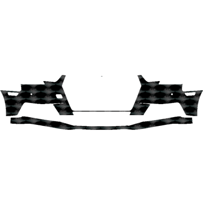 2017-2018 Audi A4 Base 3M Pro Series Clear Bra Front Bumper Paint Protection Kit