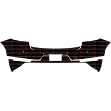 2015-2018 Porsche Macan Turbo,S,GTS 3M Scotchgard Pro Series Clear Bra Paint Protection Rear Bumper Film Kit