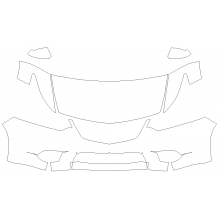 2011-2014 Acura TSX 3M Pro Series Clear Bra Deluxe Protection Kit