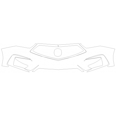 2019-2021 Acura RDX Tech, A-Spec, Advance 3M Pro Series Clear Bra Front Bumper Paint Protection Kit