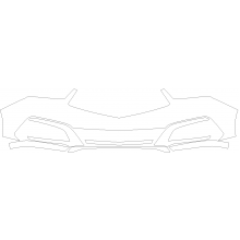2019-2020 Acura MDX A-Spec 3M Pro Series Clear Bra Front Bumper Paint Protection Kit