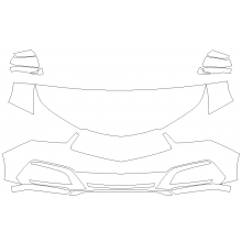 2019-2020 Acura MDX A-Spec 3M Pro Series Clear Bra Deluxe Paint Protection Kit