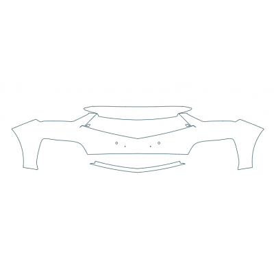 2025 Acura MDX A-Spec, A-Spec Advance, Type S Advance Front Bumper 3M Pro Series Paint Protection Film Kit 2025 Acura MDX A-Spec, A-Spec Advance, Type S Advance Front Bumper 3M Pro Series Paint Protection Film Kit