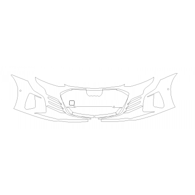 2022-2024 Audi E-Tron GT 3M Pro Series Clear Bra Front Bumper Paint Protection Kit