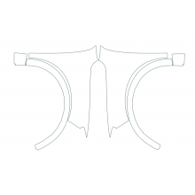 2025 Audi Q6 E-Tron Premium, Premium Plus, Prestige 3M Pro Series Full Fenders Paint Protection Film Kit