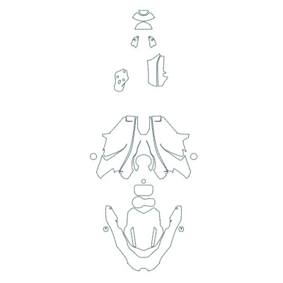 2019-2023 BMW R1250 GS Triple Black 3M Pro Series Clear Bra Complete Paint Protection Film Kit