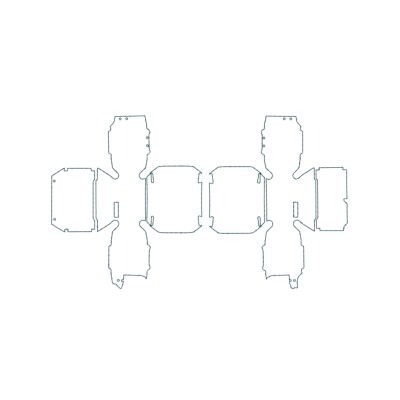 2024-2026 BMW R 1300 GS 3M Pro Series Clear Bra Aluminum Side Cases Paint Protection Film Kit