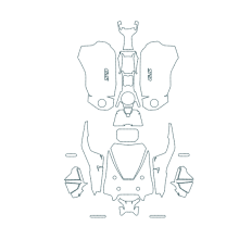 2025-2026 BMW R 1300 GS Adventure 3M Pro Series Clear Bra Front End Paint Protection Film Kit