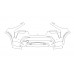 2023-2024 BMW X7 M Sport 3M Pro Series Clear Bra Front Bumper Paint Protection Film Kit
