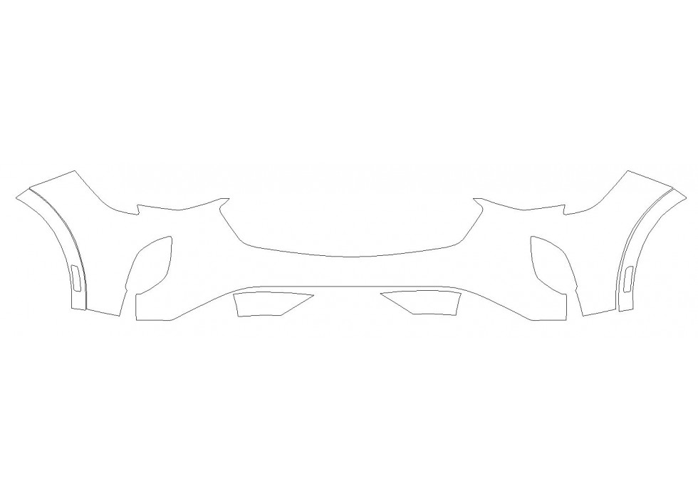 2021-2023 Buick Envision 3M Pro Series Clear Bra Front Bumper