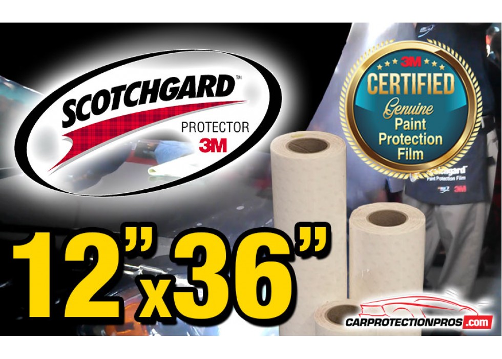 12 x 36 Genuine 3M Scotchgard Paint Protection Film Bulk Roll