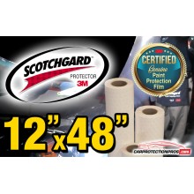12" x 48" Genuine 3M Scotchgard Paint Protection Film Bulk Roll Clear Bra Piece