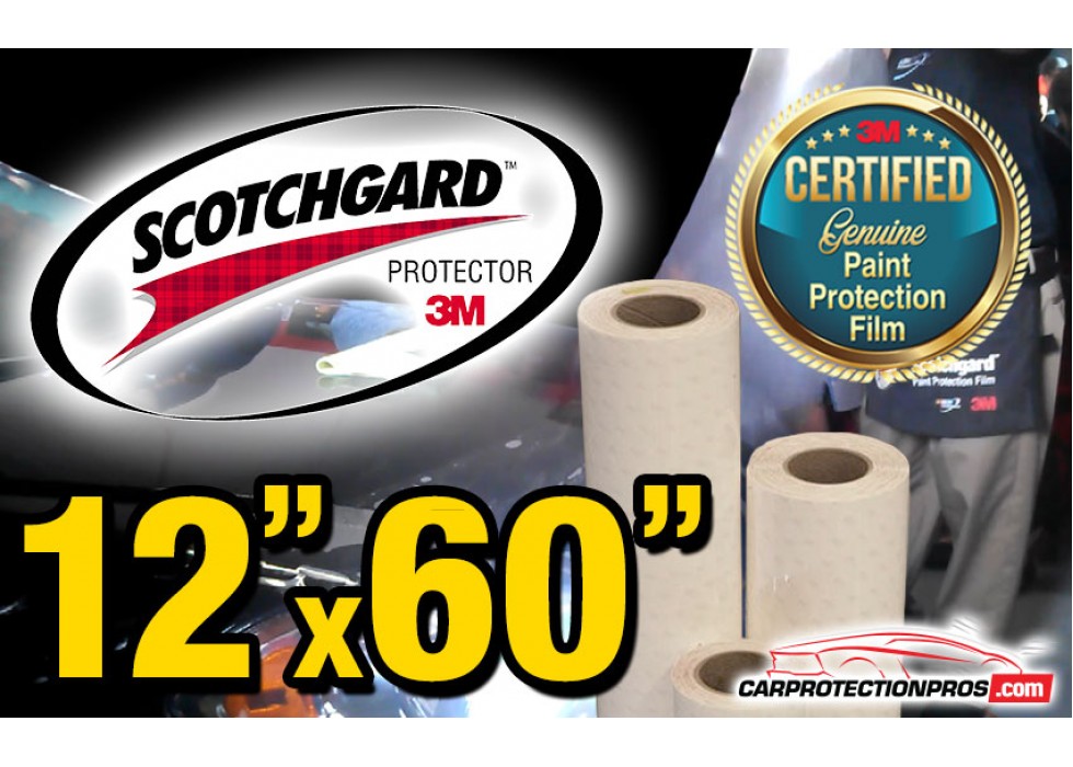 3M Scotchgard Pro Series Paint Protection Film Clear Bra Bulk Roll 3" x 60"