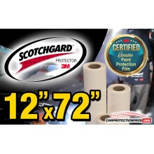 12" x 72" Genuine 3M Scotchgard Paint Protection Film Bulk Roll Clear Bra Piece