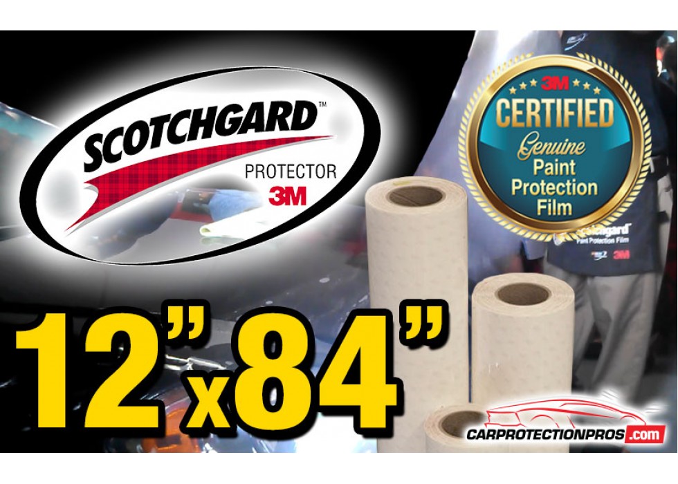 12 x 84 Genuine 3M Scotchgard Paint Protection Film Bulk Roll Clear Bra  Piece