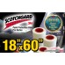 18" x 60" Genuine 3M Scotchgard Pro Series Paint Protection Film Bulk Roll Clear Bra Piece