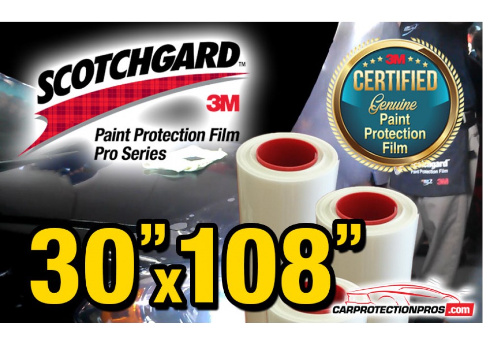 3M Scotchgard PRO Series Clear Paint Protection Bulk Film Roll 30-by-108-inches 