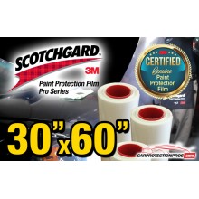 30" x 60" Genuine 3M Scotchgard Pro Series Paint Protection Film Bulk Roll Clear Bra Piece