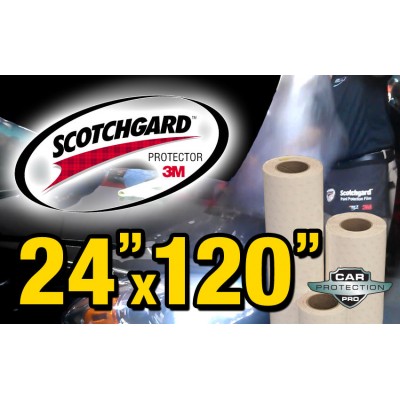 24" x 108" Genuine 3M Scotchgard Pro Series Paint Protection Film Bulk Roll Clear Bra Piece