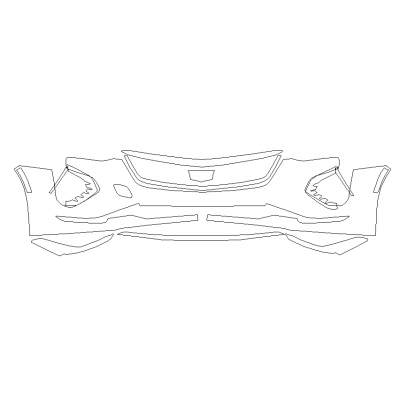 2020-2024 Cadillac CT4 Sport V Series 3M Pro Series Clear Bra Front Bumper Paint Protection Kit