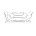2020-2024 Cadillac XT6 Premium Luxury 3M Pro Series Clear Bra Front Bumper Paint Protection Kit