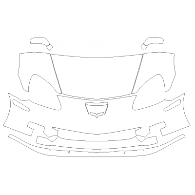2009-2013 Chevrolet Corvette ZR-1 3M Pro Series Clear Bra Deluxe Paint Protection Kit