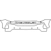 2019-2021 Chevrolet Silverado 1500 Custom, Custom Trail Boss, Work Truck 3M Pro Series Clear Bra Front Bumper Paint Protection Kit
