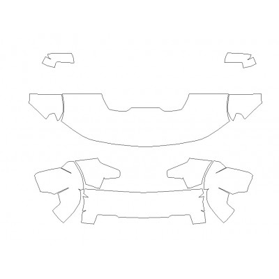 3M Scothgard Paint Protection Film Clear Bra Fits 2024 2025 Chevy