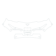 1997-2004 Chevrolet Corvette Base 3M Pro Series Clear Bra Front Bumper Paint Protection Kit