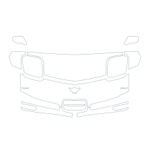 1997-2004 Chevrolet Corvette Base 3M Pro Series Clear Bra Deluxe Paint Protection Kit