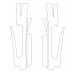 2023-2024 Corvette Z06 3M Pro Series Clear Bra Door Sills Paint Protection Film Kit