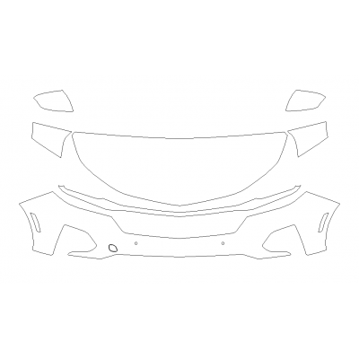 2022-2024 Chevrolet Equinox LS, LT, RS, Premier 3M Pro Series Clear Bra Deluxe Paint Protection Film Kit