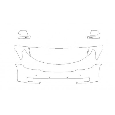 2015-2020 Chevrolet Suburban Z71 3M Pro Series Clear Bra Deluxe Paint Protection Film Kit