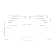 2021-2024 Chevrolet Tahoe  LS, LT, RST, Premier 3M Pro Series Clear Bra Rear Hatch Paint Protection Kit