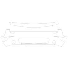 Hood Only Clear Bra for Dodge Challenger Sxt Plus 2015-2018