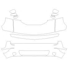Hood Only Clear Bra for Dodge Challenger Sxt Plus 2015-2018