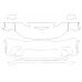 2021-2023 Dodge Durango SRT 3M Pro Series Clear Bra Deluxe Paint Protection Kit