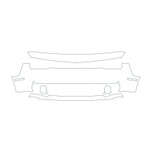 2023 Dodge Challenger SRT Demon 170 3M Pro Series Clear Bra Front Bumper Paint Protection Film Kit