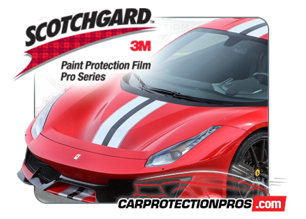 2018 2019 Ferrari 488 Pista 3m Pro Series Clear Bra Full Hood Paint Protection Kit
