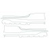 2020-2023 Ferrari F8 Tributo 3M Pro Series Clear Bra Rocker Panels Paint Protection Kit